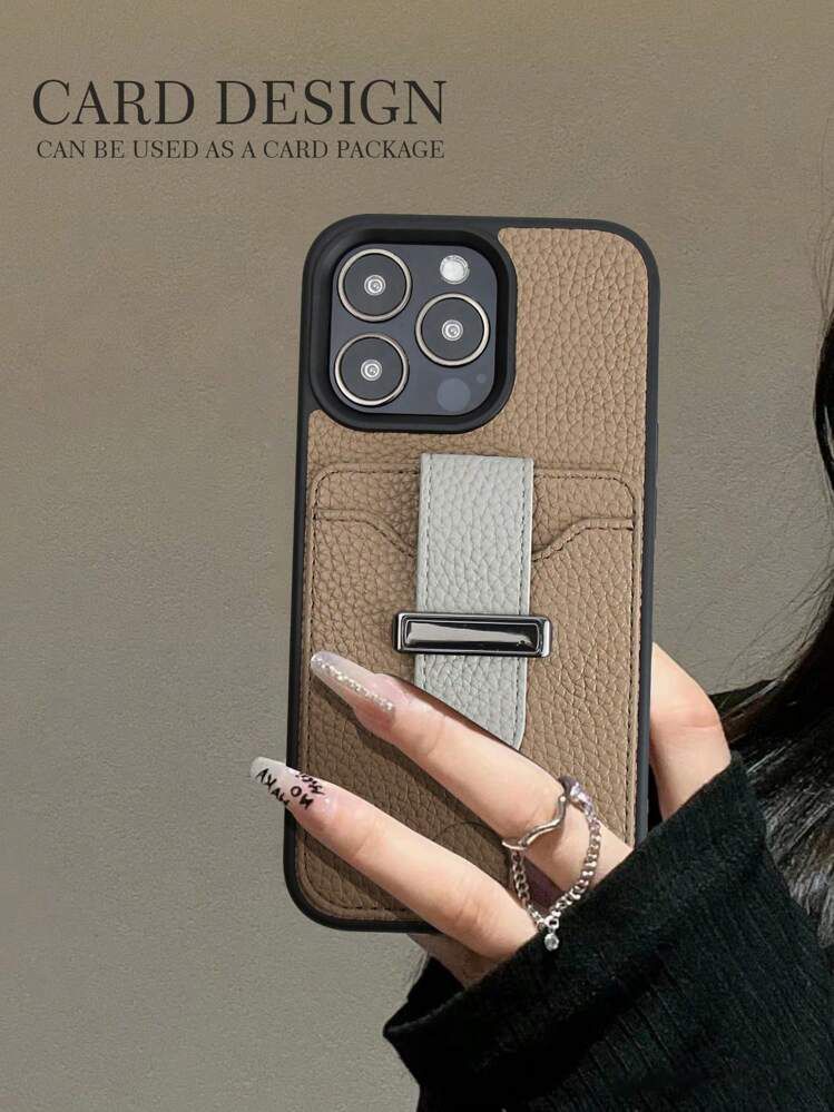 Premium Anti-Drop Phone Case with Built-In Card Holder – Stylish & Secure