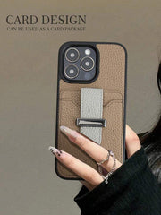 Premium Anti-Drop Phone Case with Built-In Card Holder – Stylish & Secure