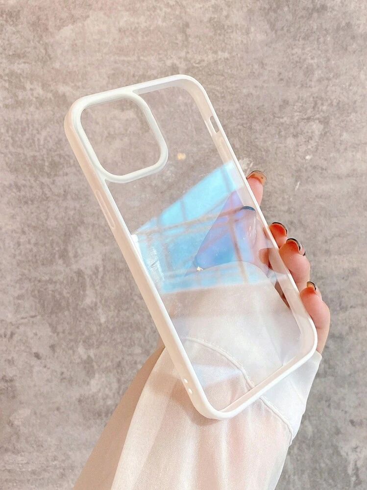 Sleek Minimalist Transparent Acrylic Phone Case – Premium Protection, Modern Design