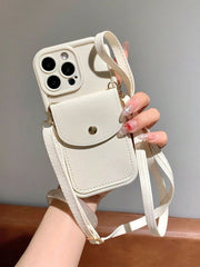 Apple Diagonal Card Holder Phone Case – Sleek & Functional Design