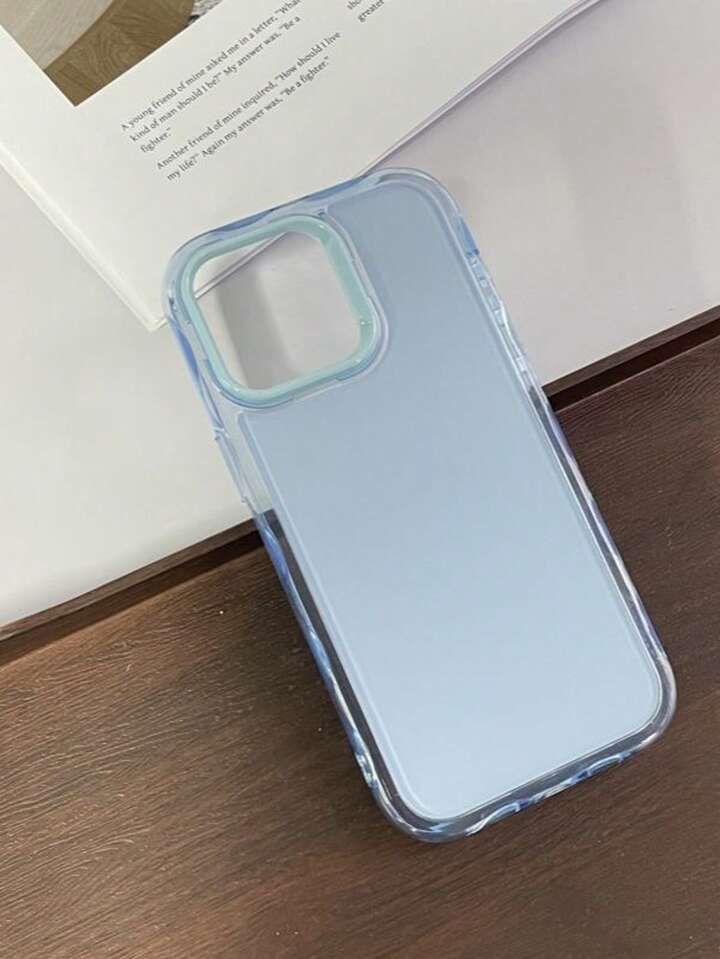 Minimalist Macaron Color Jelly Phone Case – Thick Large-Hole Design, Rounded Solid Texture & Anti-Drop Protection