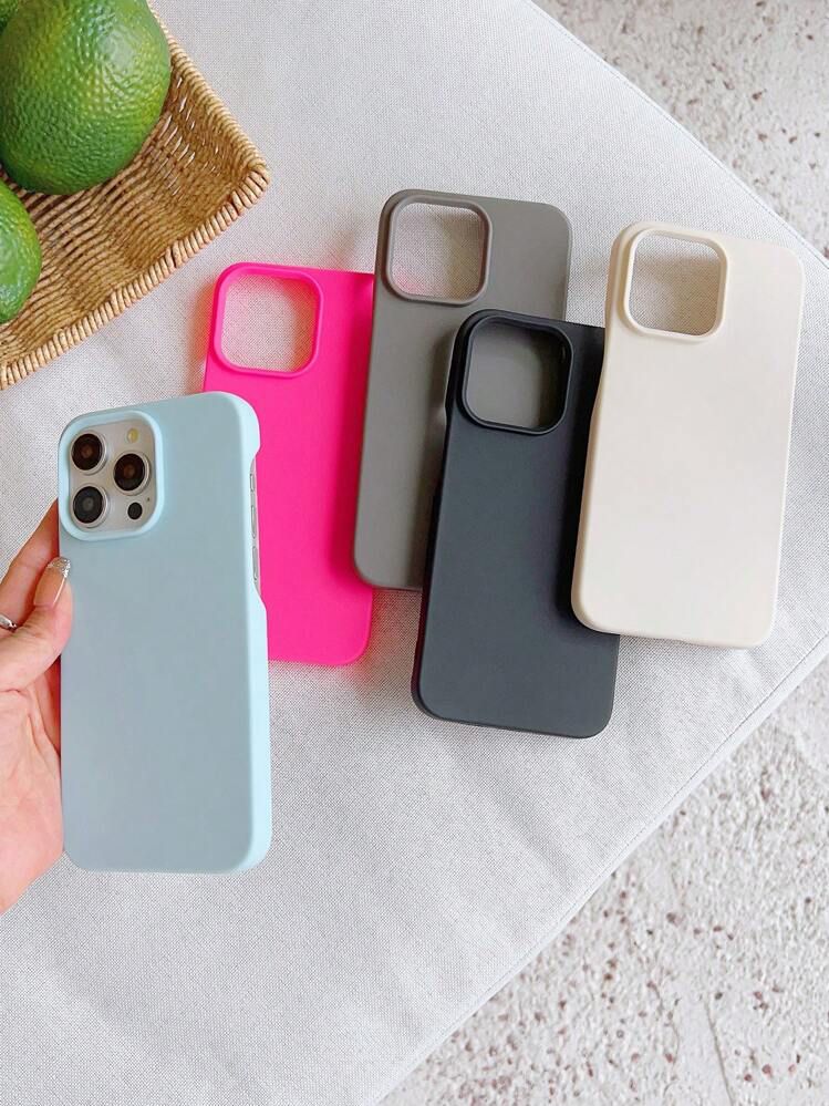 Minimalist Solid Color Silicone Phone Case | Waterproof, Shockproof & Scratch-Resistant for iPhone