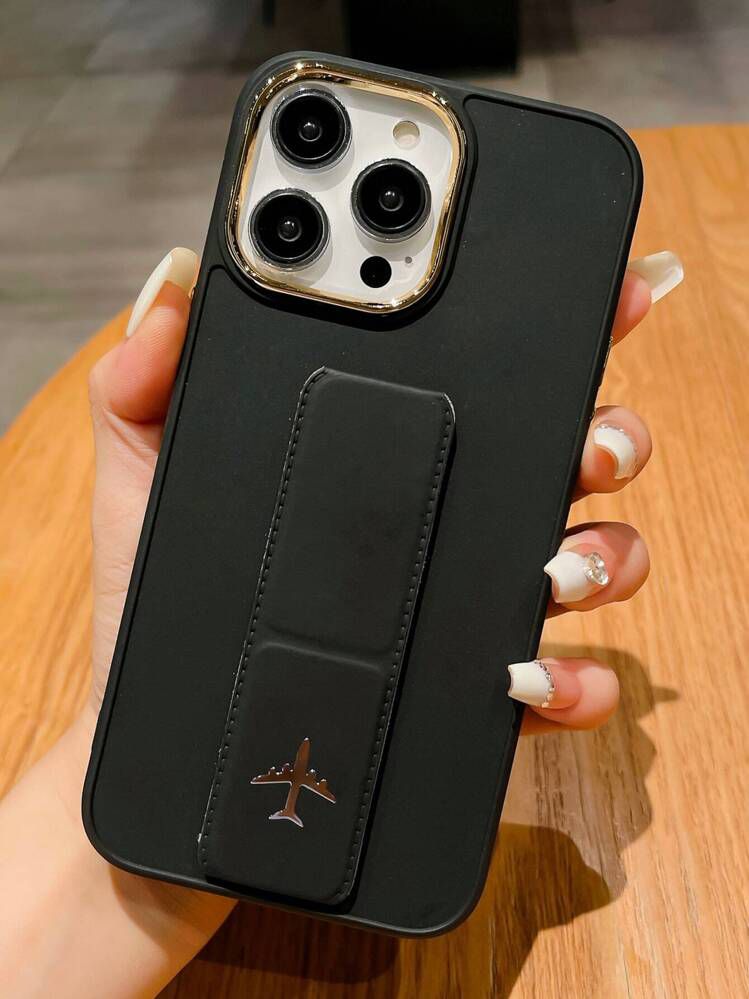 Premium Solid Phone Case with Built-In Holder | Durable & Stylish Protection