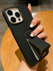 Premium Solid Phone Case with Built-In Holder | Durable & Stylish Protection