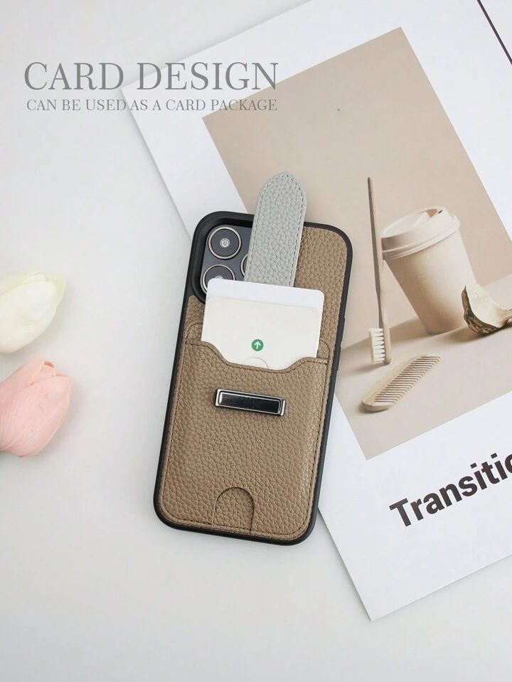 Premium Anti-Drop Phone Case with Built-In Card Holder – Stylish & Secure