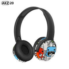 AKZ20 Wireless BT Headphones – High Bass, Noise Cancellation & Long Battery Life