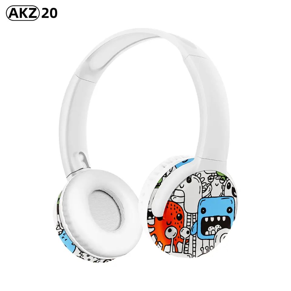 AKZ20 Wireless BT Headphones – High Bass, Noise Cancellation & Long Battery Life