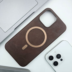 "Premium Leather MagSafe Case for iPhone – Sleek, Stylish & Wireless Charging Ready"