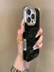 Luxury Snow Mountain Velvet Texture Phone Case – Stylish & Premium Protection