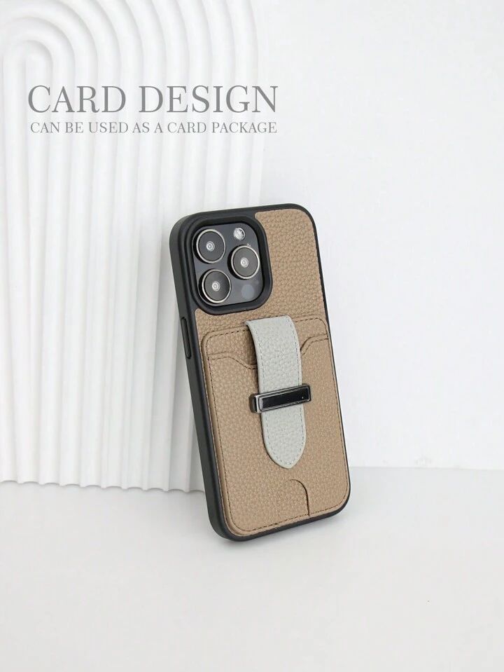 Premium Anti-Drop Phone Case with Built-In Card Holder – Stylish & Secure