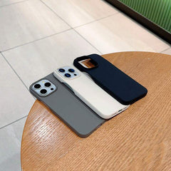 Minimalist Solid Colour iPhone Case – Waterproof, Shockproof & Scratch Resistant Protection